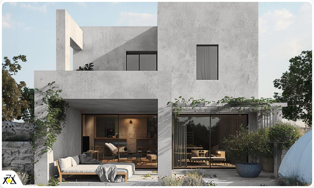 میکروسمنت نما خارجی ساختمان